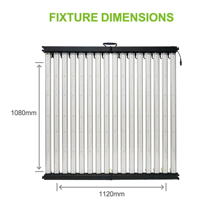 16 Bars 1000W Wholesale Full Spectrum LED Grow Light for Industry Growth - LX-GLM120-16