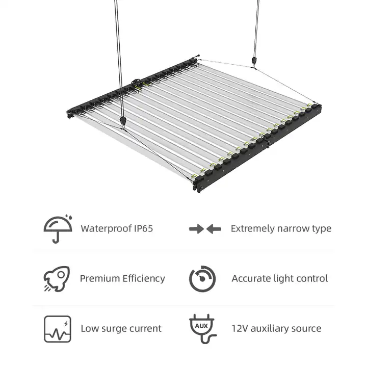 16 Bars 1000W Wholesale Full Spectrum LED Grow Light for Industry Growth - LX-GLM120-16